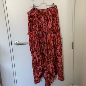 Topshop colorful Maxi Skirt